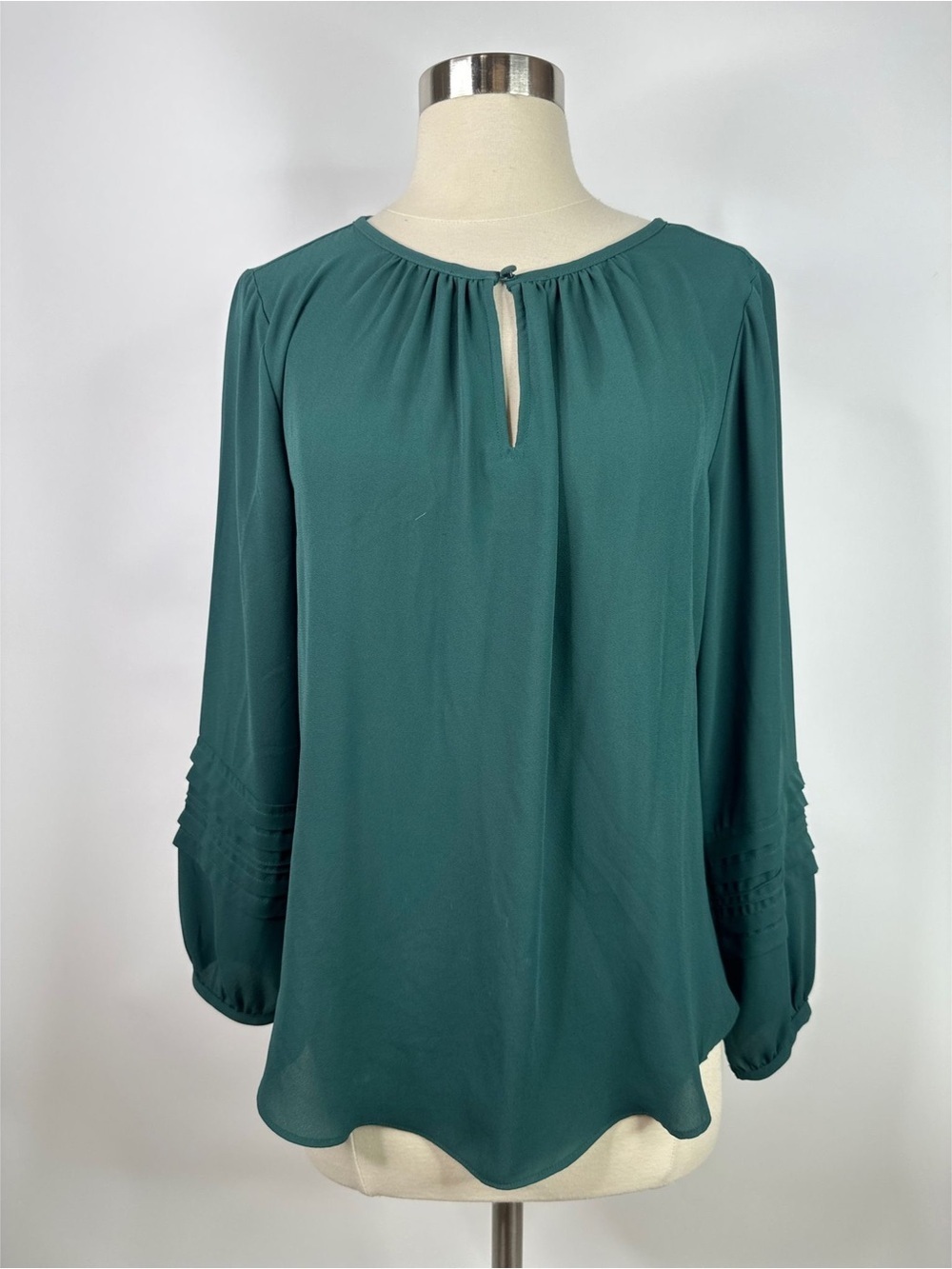 Ann Taylor Casual Balloon Long Sleeves Blouse